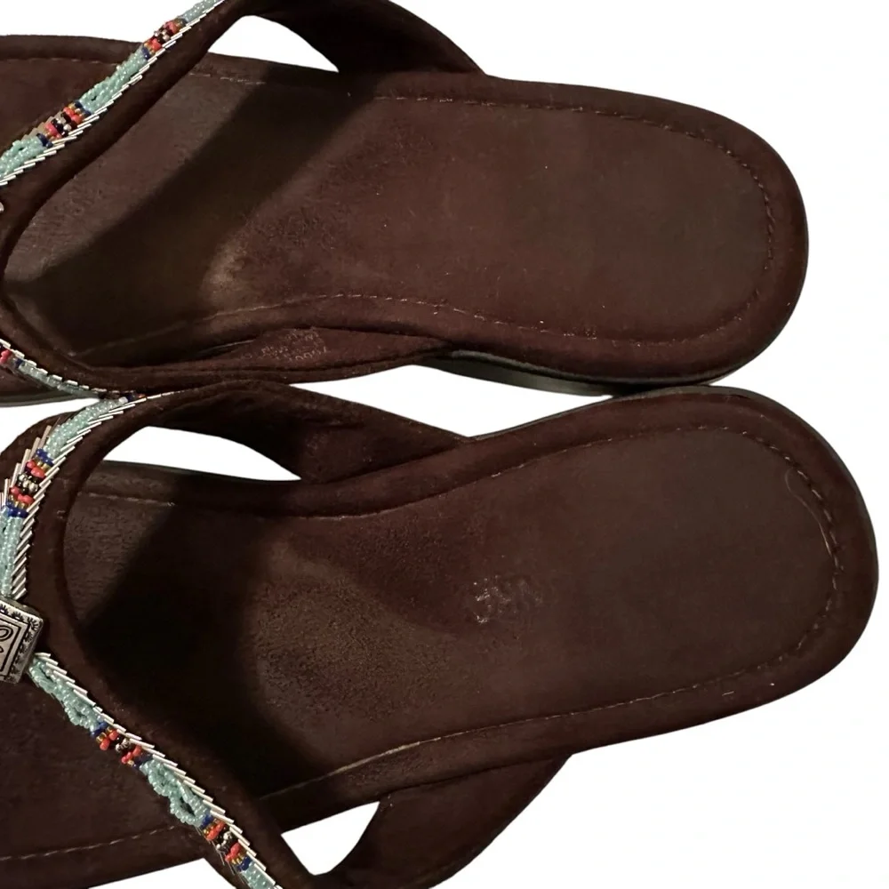 Minnetonka Leather Thong Sandals 8